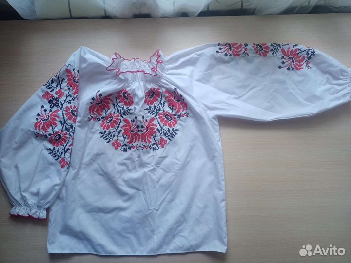 Сорочка с вышивкой рост 128, 134