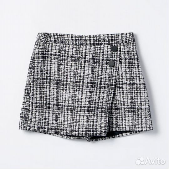 Шорты-юбка Mohito 34 (XS) в клетку