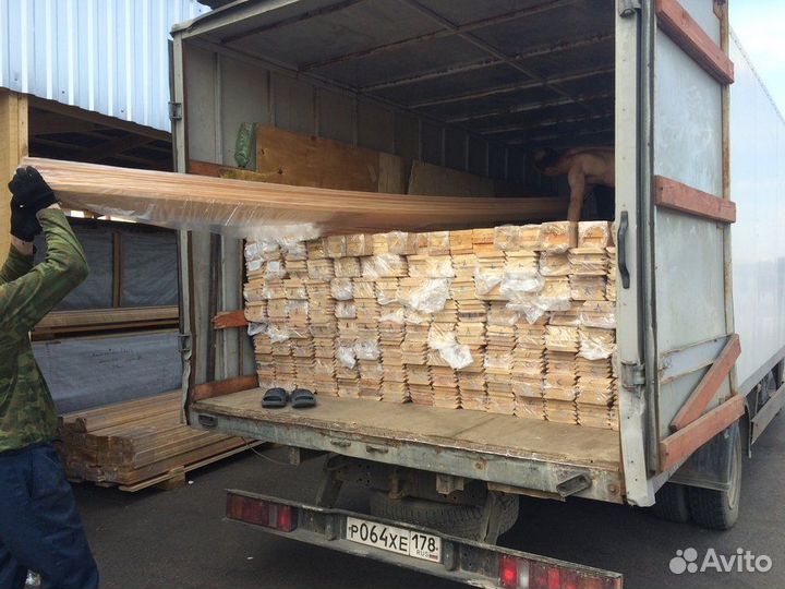 Планкен прямой за м2 45 мм 95 мм 6000 мм, ав