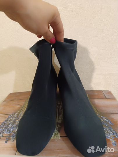 Ботильоны 42 размер тканевые Next