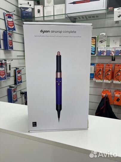 Стайлер dyson airwrap complete hs05 vinca blue