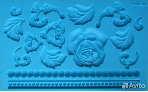 Форма для украшения кондитерских изделий 20х12 см