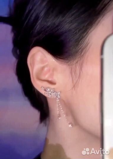 Серьги серебряные