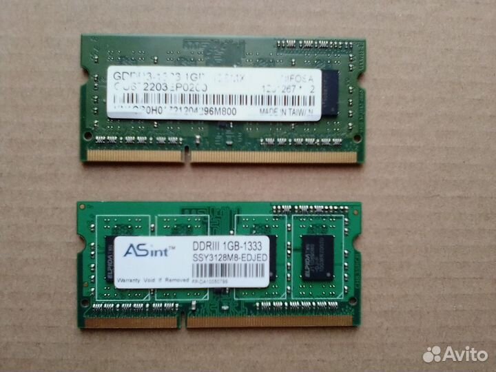 Оперативная память ddr3 для ноутбука