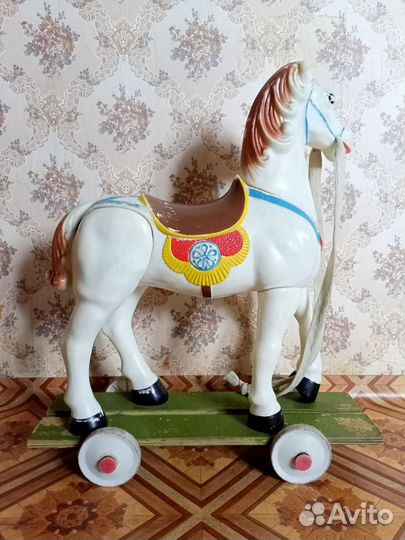 Детская лошадка каталка СССР