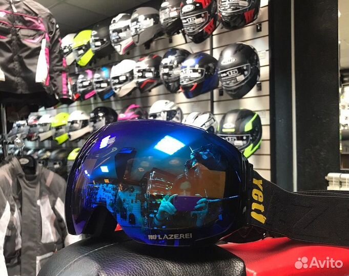 Очки снегоходные Yeti MG-Ocean-Black