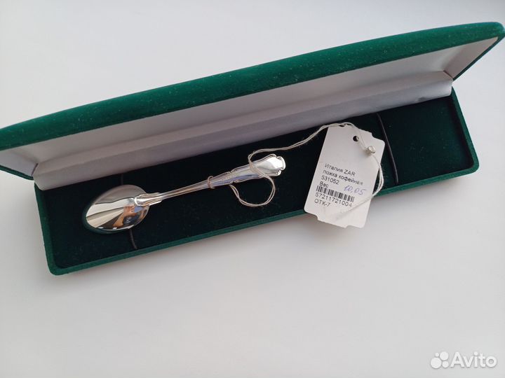 Серебряная ложка 925 пробы новая