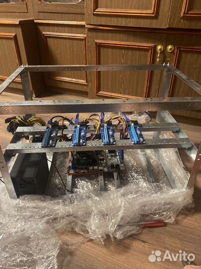 Каркас для майнинга, корпус для 6 видеокарт