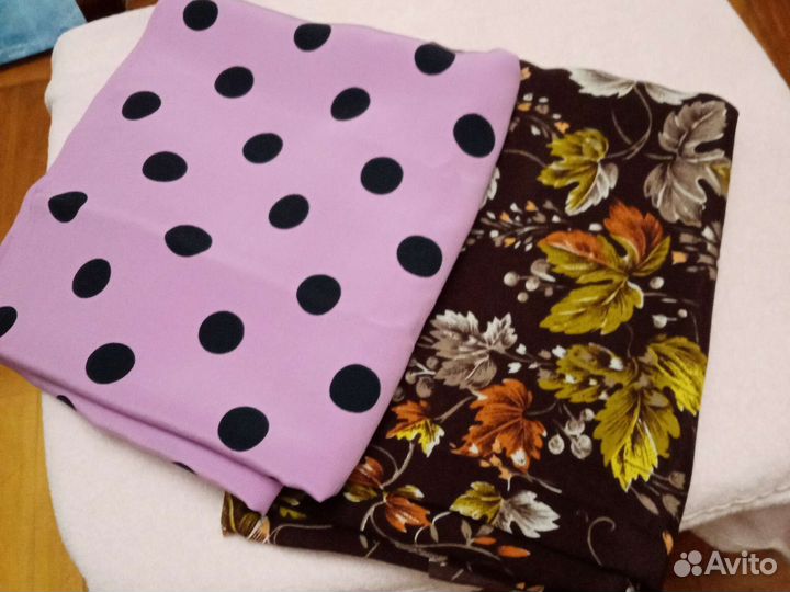 Отрез ткани шелк натуральный