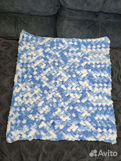 Плед детский вязаный ручная работа