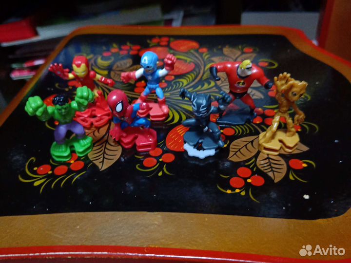 Киндер Леди Баг,Буба, Marvel, Фиксики, Чупа Чупс