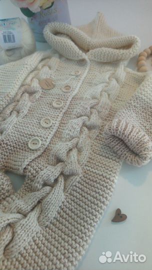 Комбинезон детский вязаный