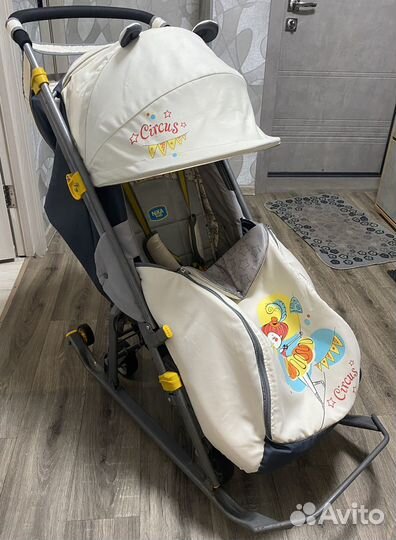 Санки коляска ника детям 7