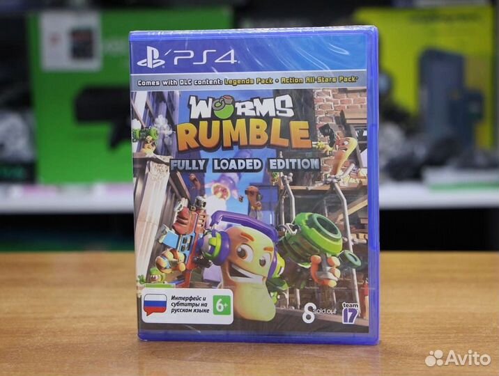 Worms Rumble - Fully Loaded Edition PS4, русские с