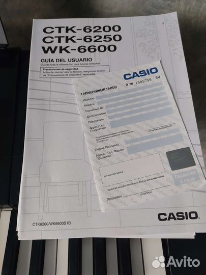 Синтезатор casio ctk 6200