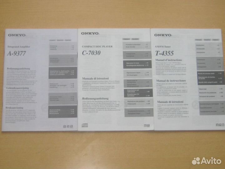 Onkyo - мануалы (инструкции пользователя)