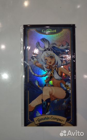 Карточка likee x genshin