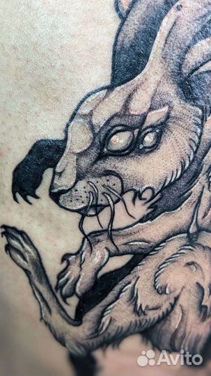 Качественная художественная татуировка