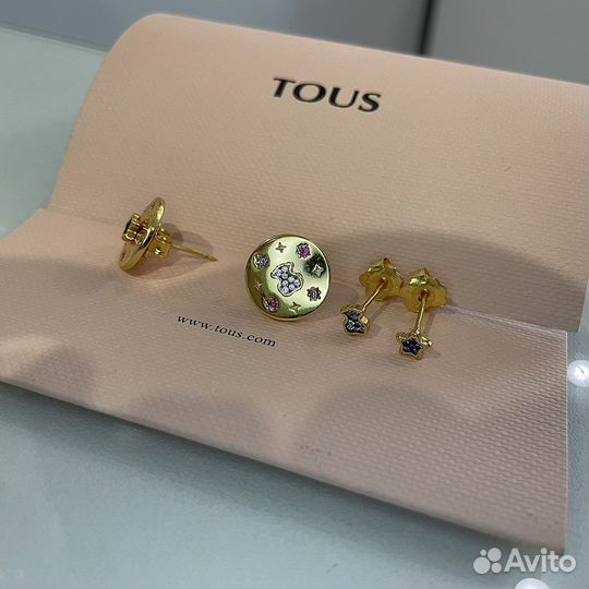 Серьги Tous Magic nature новые