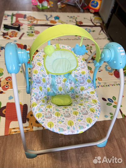 Детские электронные качели для новорожденных