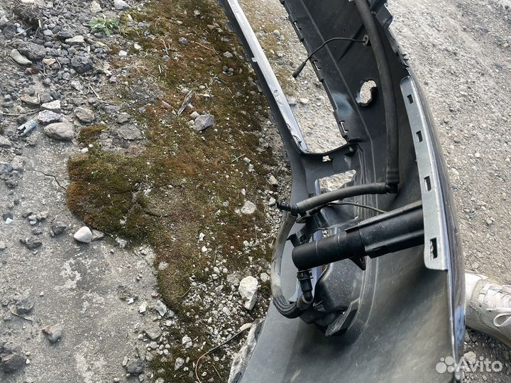 Бампер передний гольф 6 с форсунками