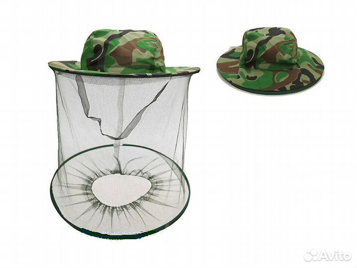 Шляпа с защитой от насекомых (москитная сетка)