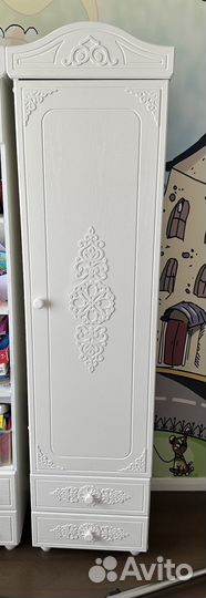 Шкаф одностворчатый Ассоль белый