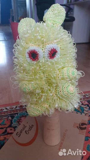 Мочалка ручной работы Заяц