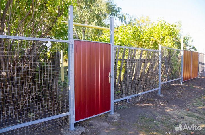 Забор из сварной сетки,ворота, калитки под ключ