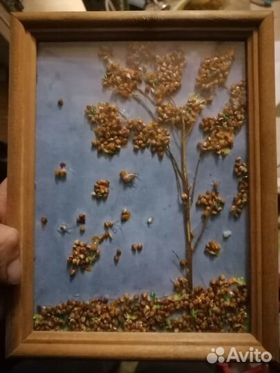 Небольшое пано(поделка) Золотая осень