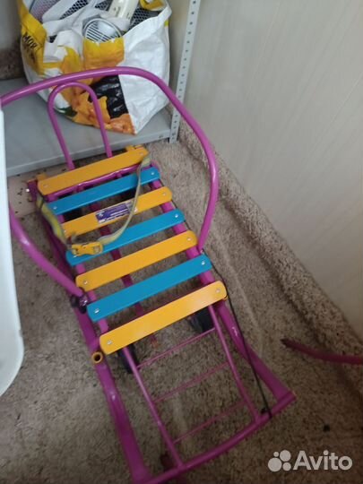 Коляска санки