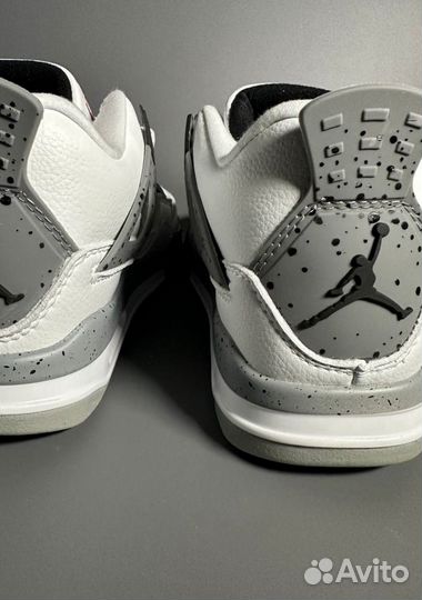 Кроссовки Air Jordan 4 White Oreo Люкс