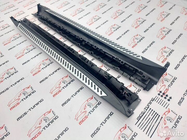 Силовые пороги BMW X5 F15 подножки бмв ф15 икс 5