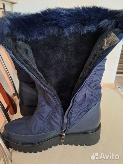 Зимние женские сапоги 38 болоневые