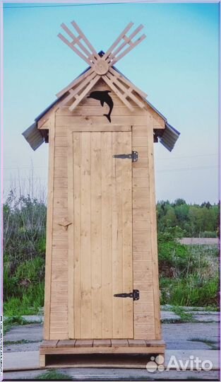 Уличный туалет с установкой GUW