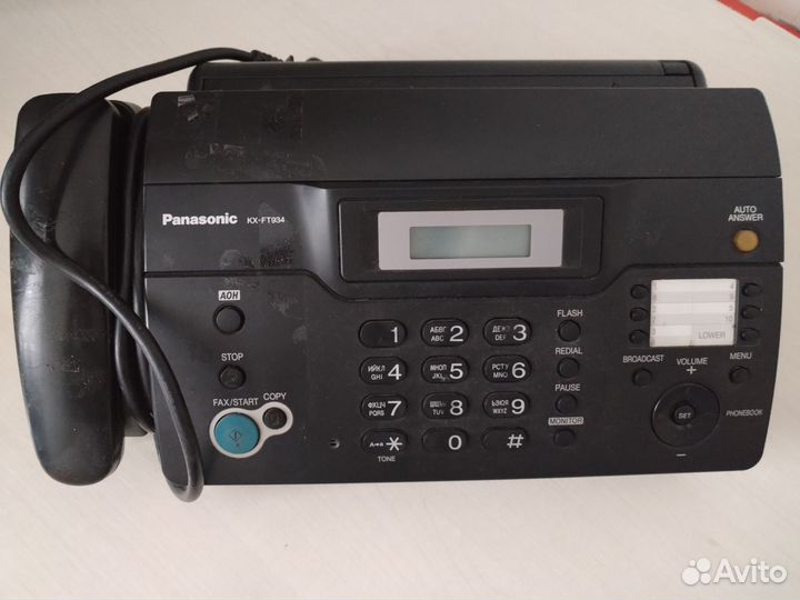 Телефон факс panasonic
