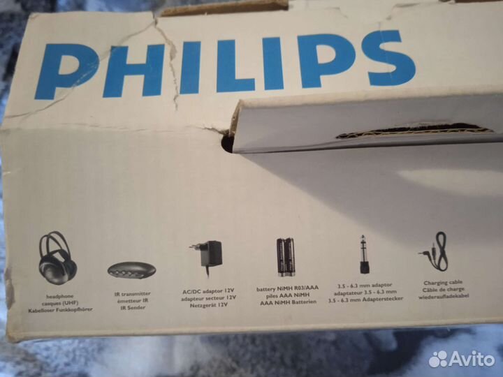Наушники беспроводные philips