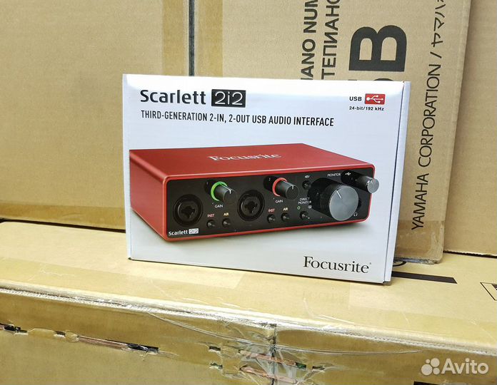 Focusrite Scarlett 2i2 3rd Gen карта звуковая NEW