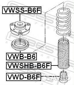 Подшипник опоры стойки audi A3/S3/sportb./LIM