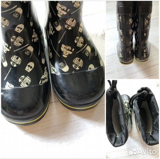 Резиновые сапоги и дутики 29 и 31 размер