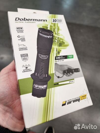 Подствольный фонарь Armytek Doberman xp-e2 green