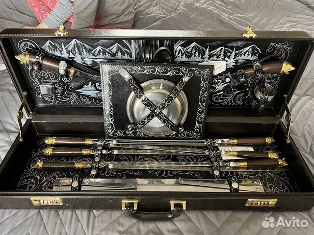 Шашлычный набор в кейсе