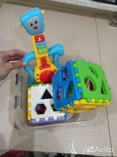 Развивающие игрушки гитара кубики