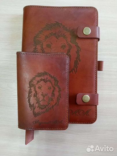Обложка на паспорт натуральная кожа