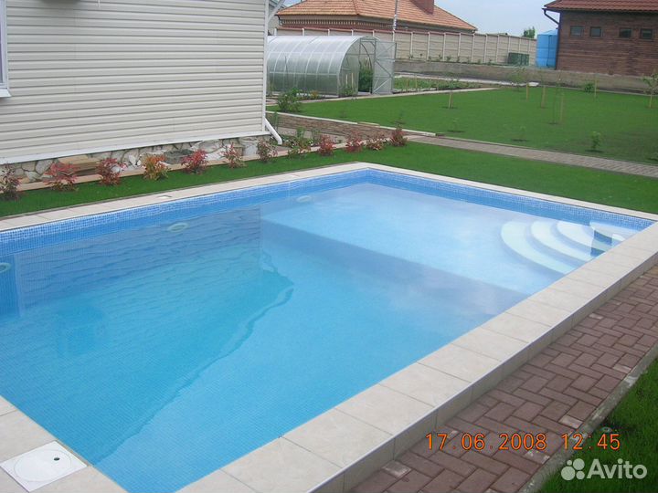 Строительство бетонного бассейна