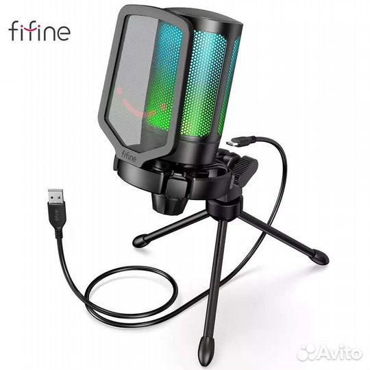 Микрофон Fifine AmpliGame A6V черный