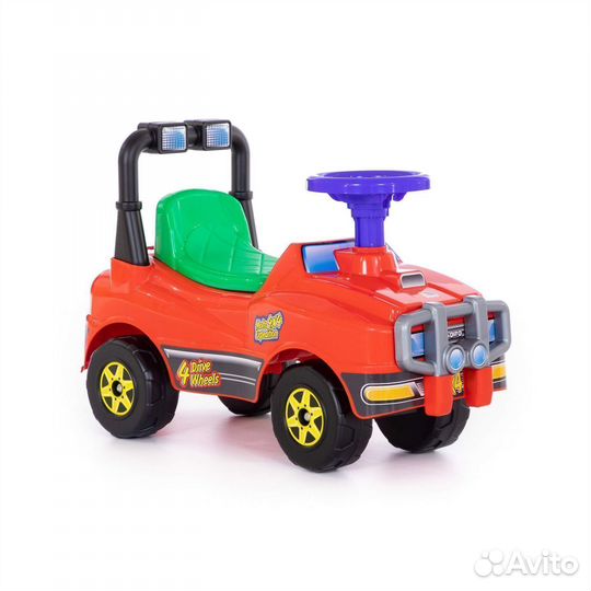 Каталка Джип Красный Полесье 71859