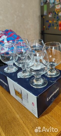 Коньячные бокалы 6 шт