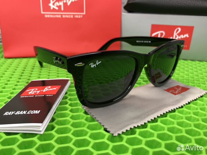 Очки ray ban wayfarer 2140 глянцевые