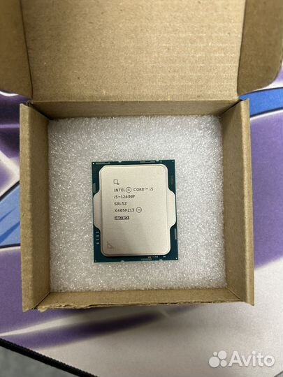 Процессор Intel core i5 12400f